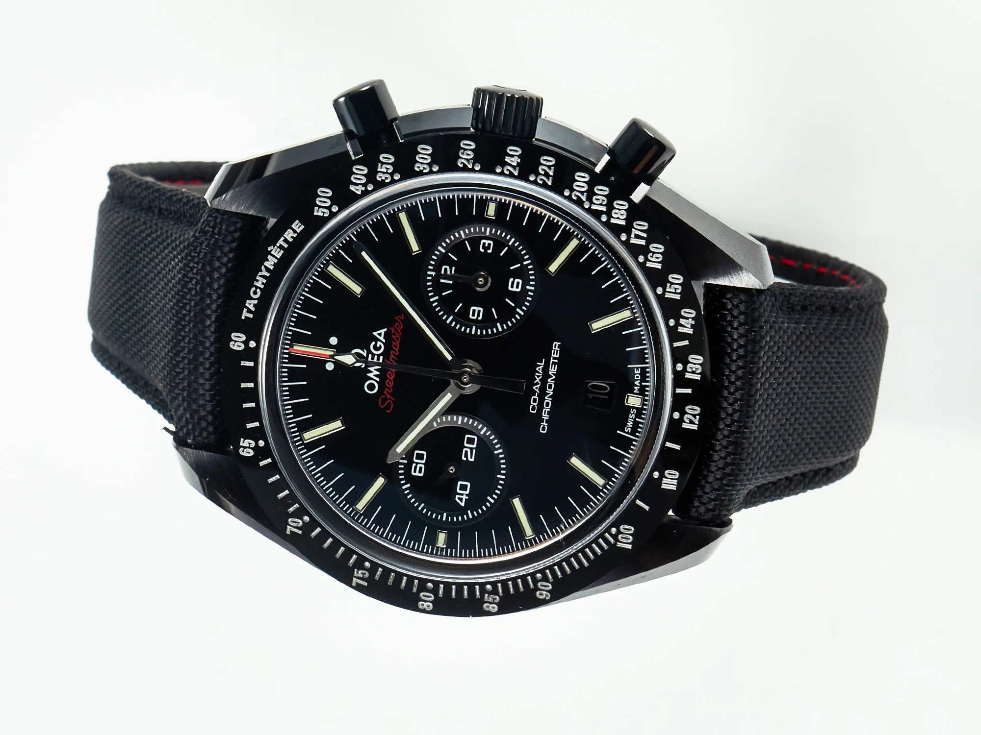 Speedmaster “Dark Side of The Moon” Real Ceramic N1F 1:1 Best Edition on Nylon Strap A9900