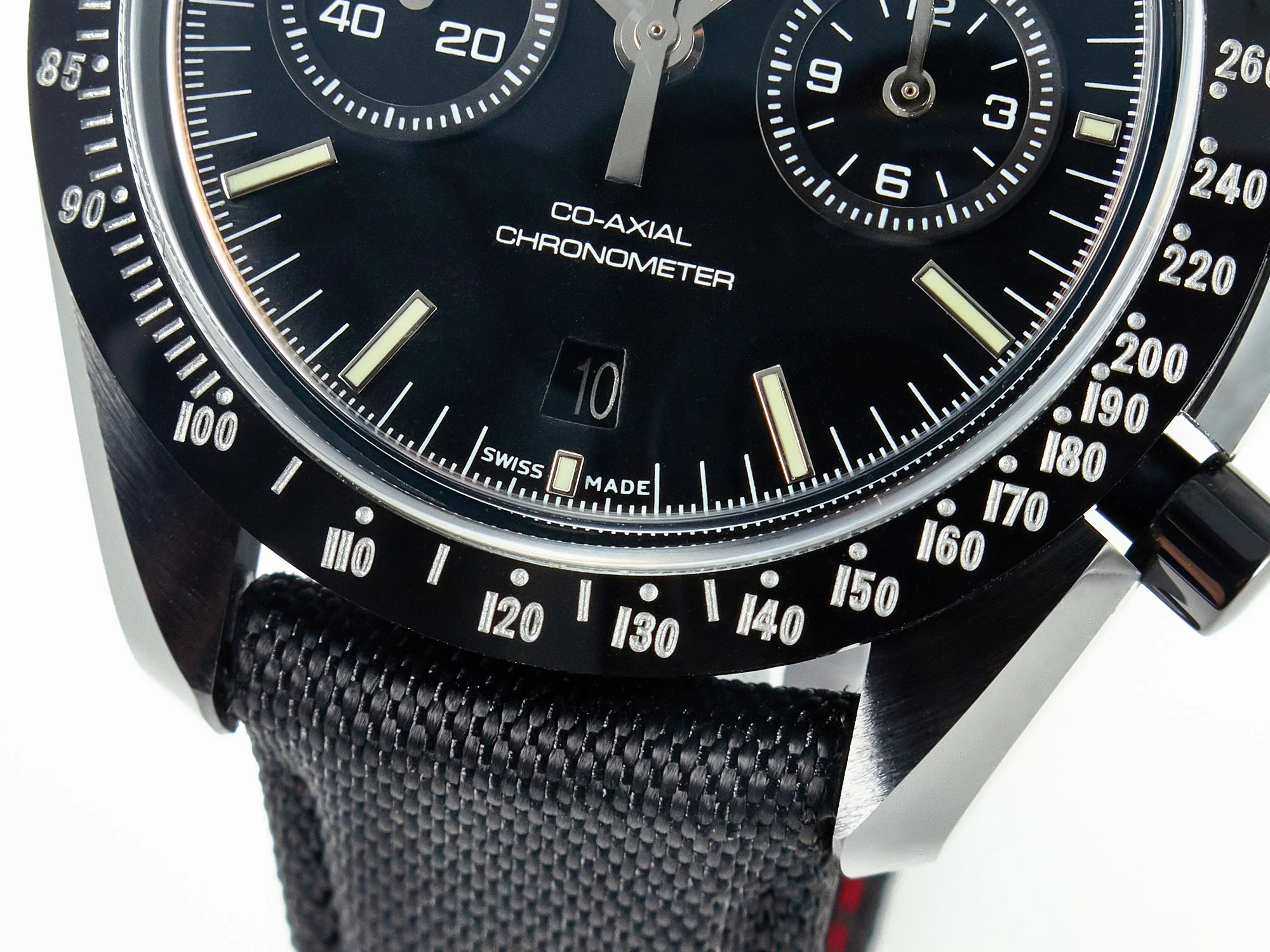 Speedmaster “Dark Side of The Moon” Real Ceramic N1F 1:1 Best Edition on Nylon Strap A9900