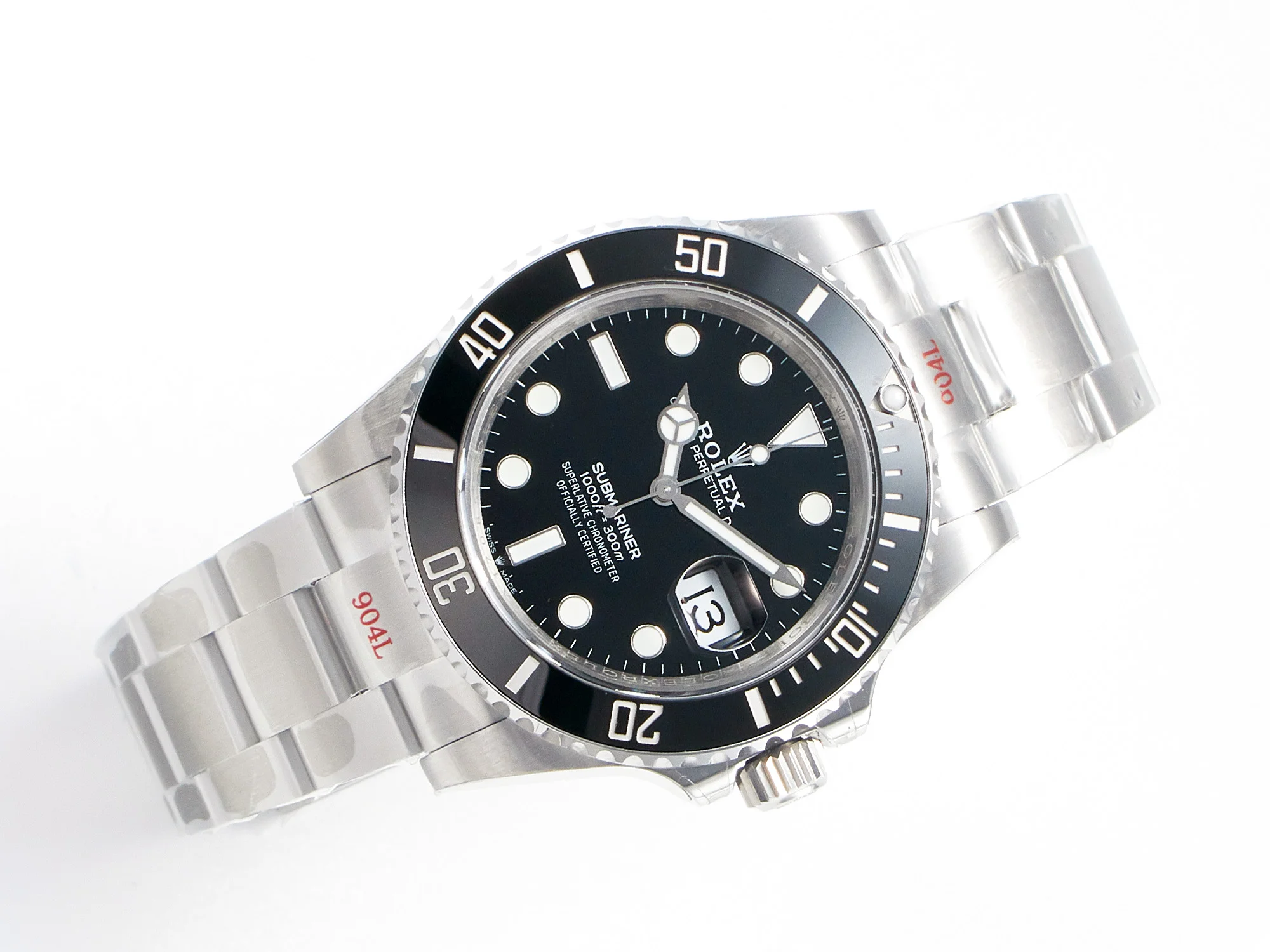 Submariner 126610LN Black 904L Steel GMF 1:1 Best Edition on SS Bracelet VR3235 V3