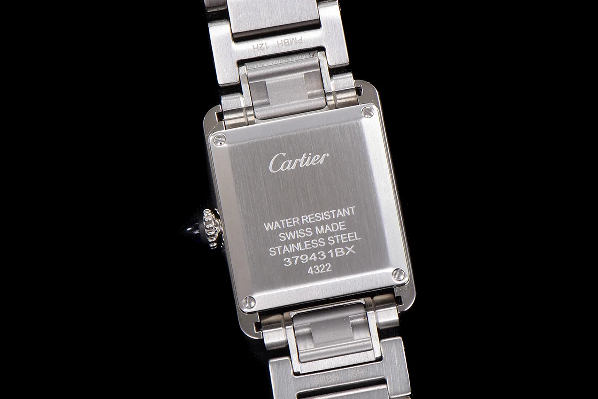 Tank Must 29.5mm White Dial in Steel