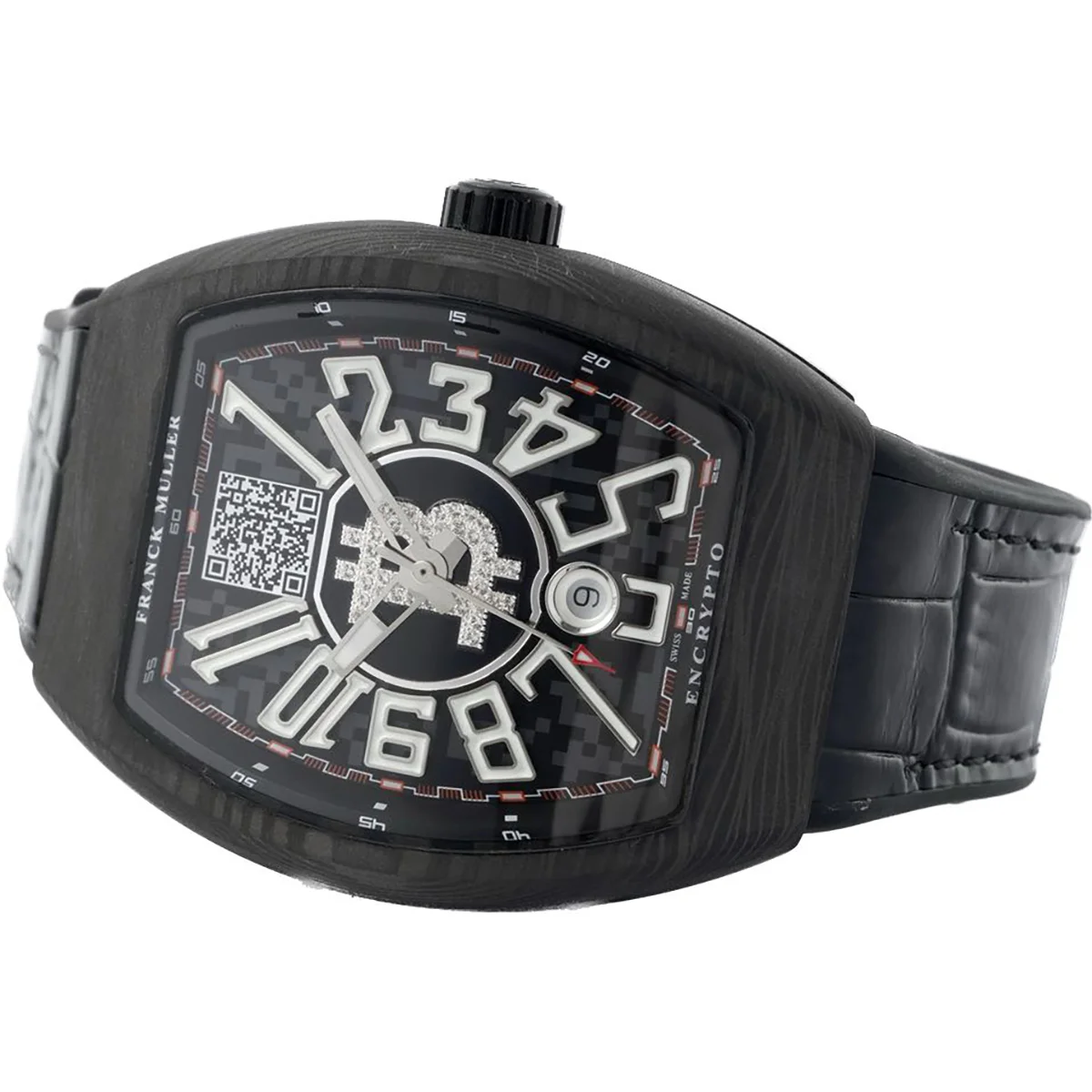 Vanguard Encrypto Black Dial in Carbon V 45 SC DT BTC