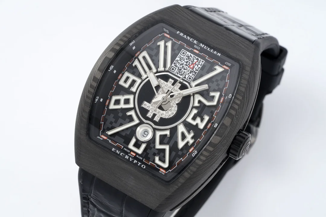 Vanguard Encrypto Black Dial in Carbon V 45 SC DT BTC