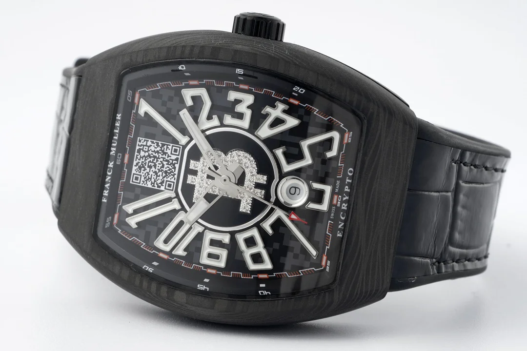 Vanguard Encrypto Black Dial in Carbon V 45 SC DT BTC