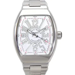 Vanguard Yachting White Dial V45 on Bracelet