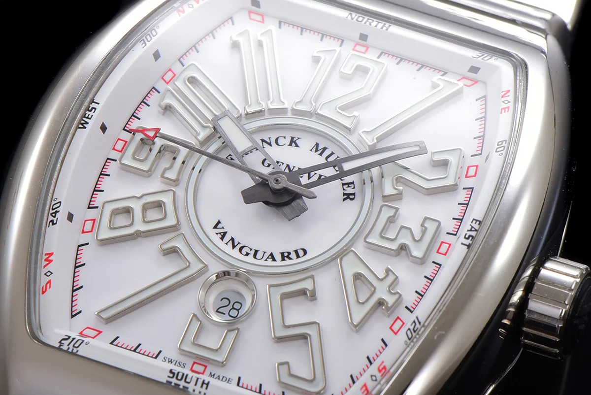 Vanguard Yachting White Dial V45 on Bracelet