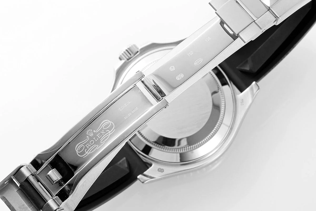 Yacht Master 40 126655 Black Dial with Rainbow Diamond Bezel